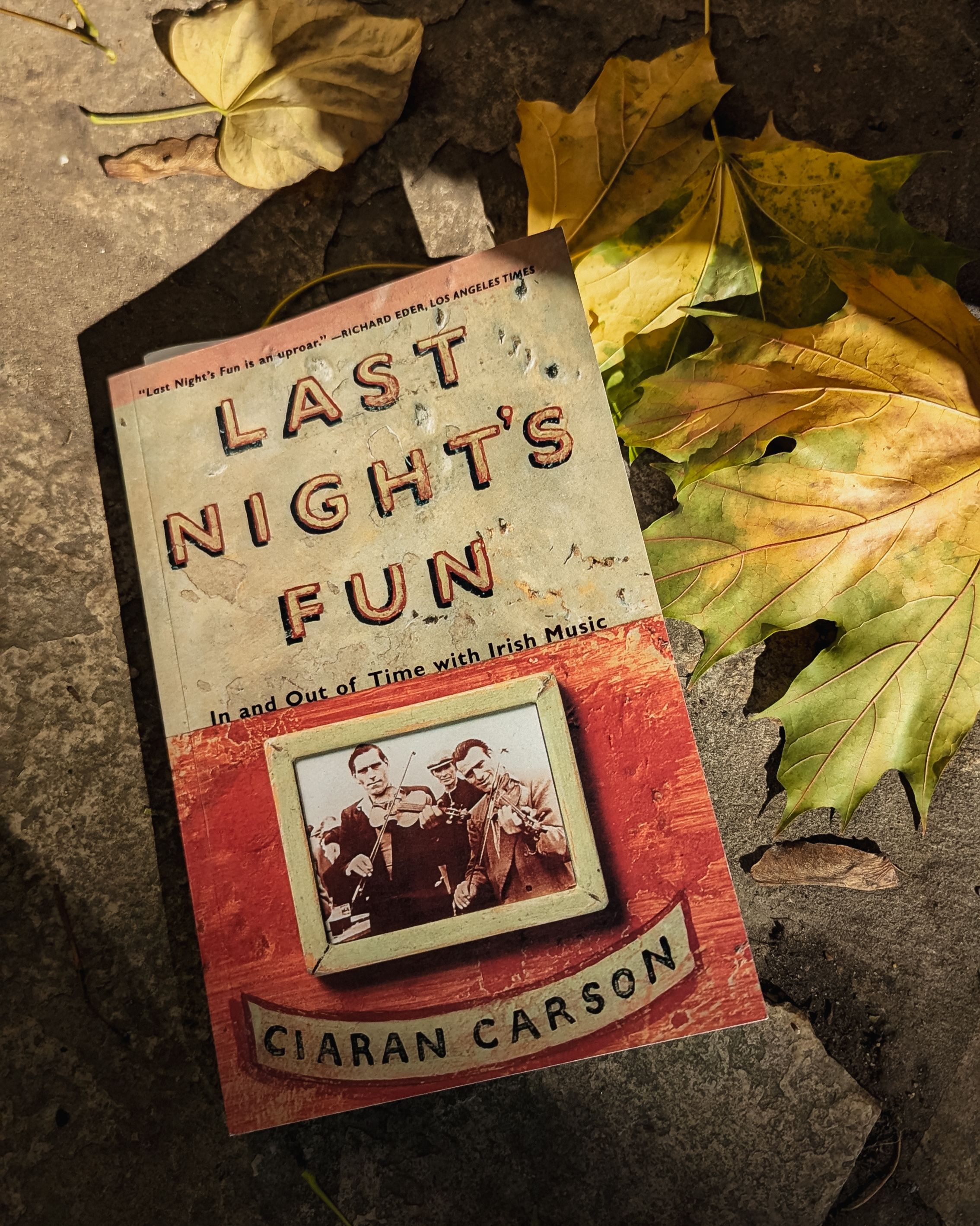 photo of Ciaran Carson's "Last Night's Fun"